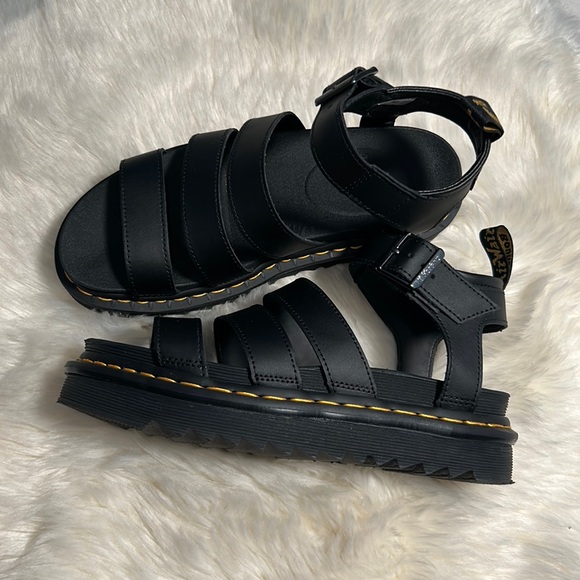 Dr. Martens Shoes - Dr Martens Women's Blaire Hydro Platform Sandals Size 7 Black